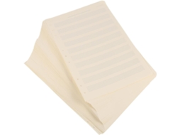 Refil de Partituras Musicais Alipis, 100 Folhas, Papel Branco 3mm, 10 Pautas, Apagável para Estudantes e Profe