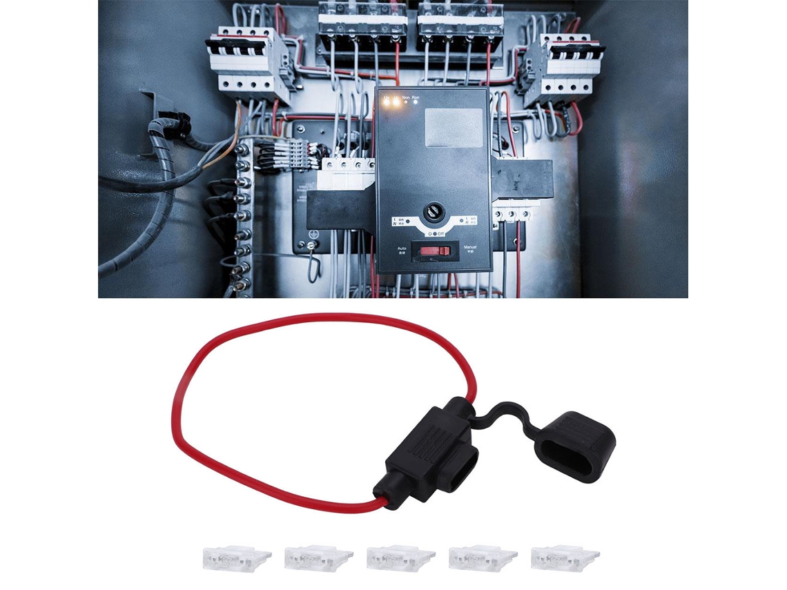Laxiscreed Suporte De Fusível De 5 Peças Para Veículos, Barcos E Rv, Compatível Com Fusíveis Atc/ato 25a