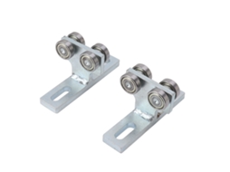 Carrinho de Aço Liga T 4 Rodas Canal Estrutural 1‑5/8in