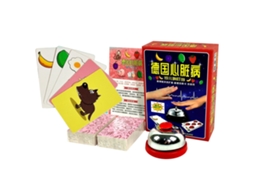 Primerox jogo Pit com Sino e Cartões Largos para Festa Casual Toque Confortável e Interativo