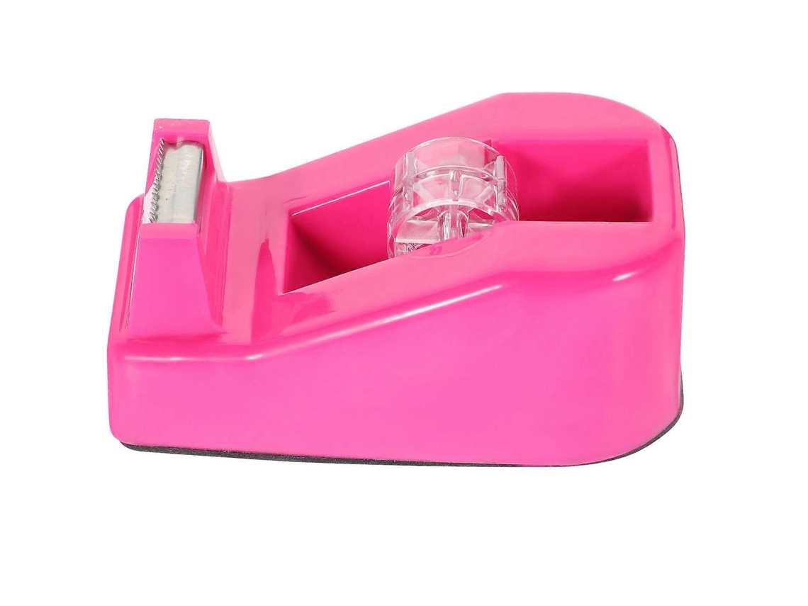 Dispensador de Fita Adesiva em Rolo, Portátil, Compacto, com Design Elegante, em Aço Inoxidável Rosado, para Armazenamento de Fita. GOKOCO