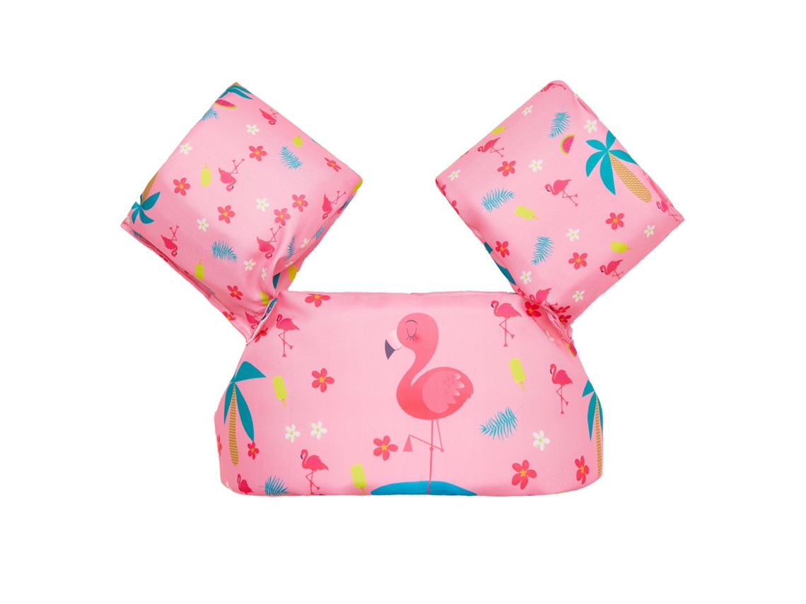 Boia de Piscina para Colete de Natação Infantil com Boias de Braço, Adequado para Crianças de 10 a 25 Kg, , CZHHMART (flamingos Rosa)
