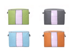 Bolsa Organizadora Lurelia 4 Un. para Roupas, Edredons e Mudanças, Tecido Resistente