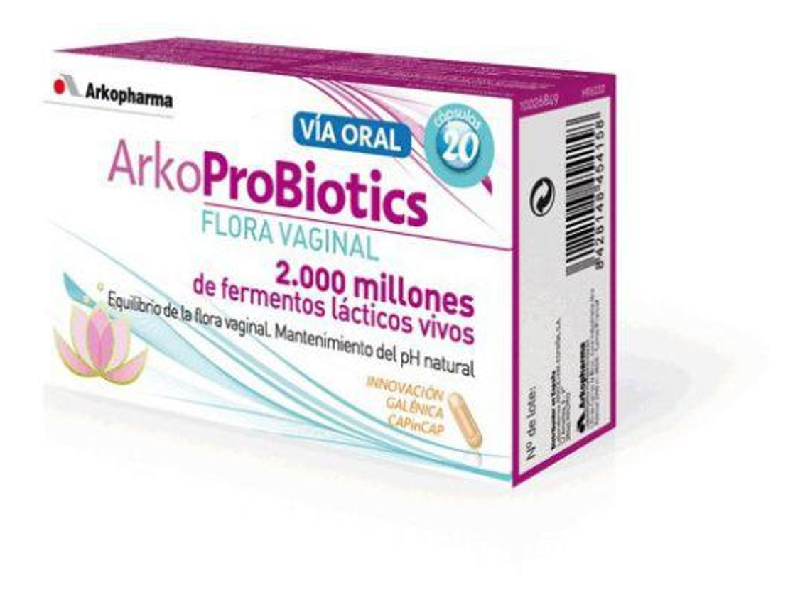 Arkopharma Arkoprobiotics Flora Vaginal 20 Cápsulas