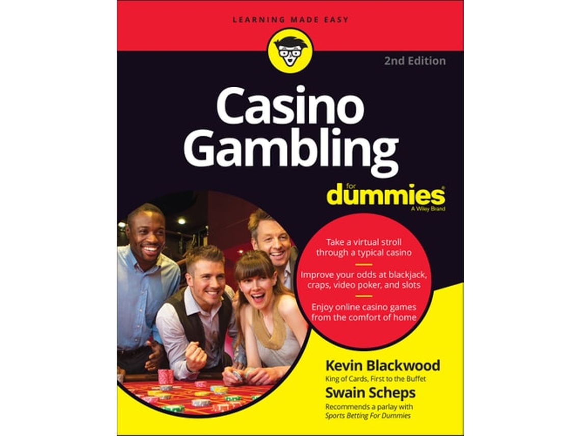 Livro Casino Gambling For Dummies de Kevin Blackwood e Swain Scheps (Inglês)