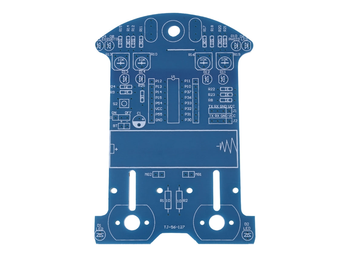 Chassi Carro Inteligente Rastreamento Diy Kit