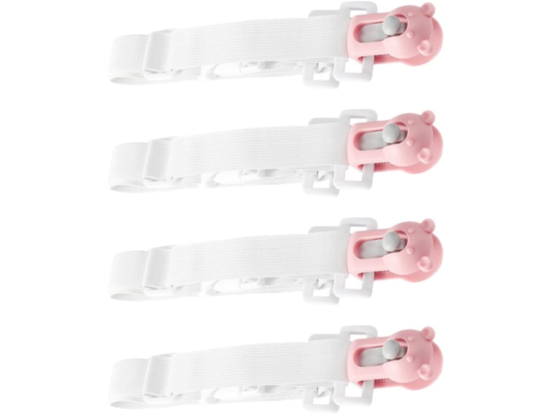 Solustre Presilhas Ajustáveis Para Edredons E Capas De Edredom, Conjunto De 4 Peças, Plástico E Nylon, Portáteis Para