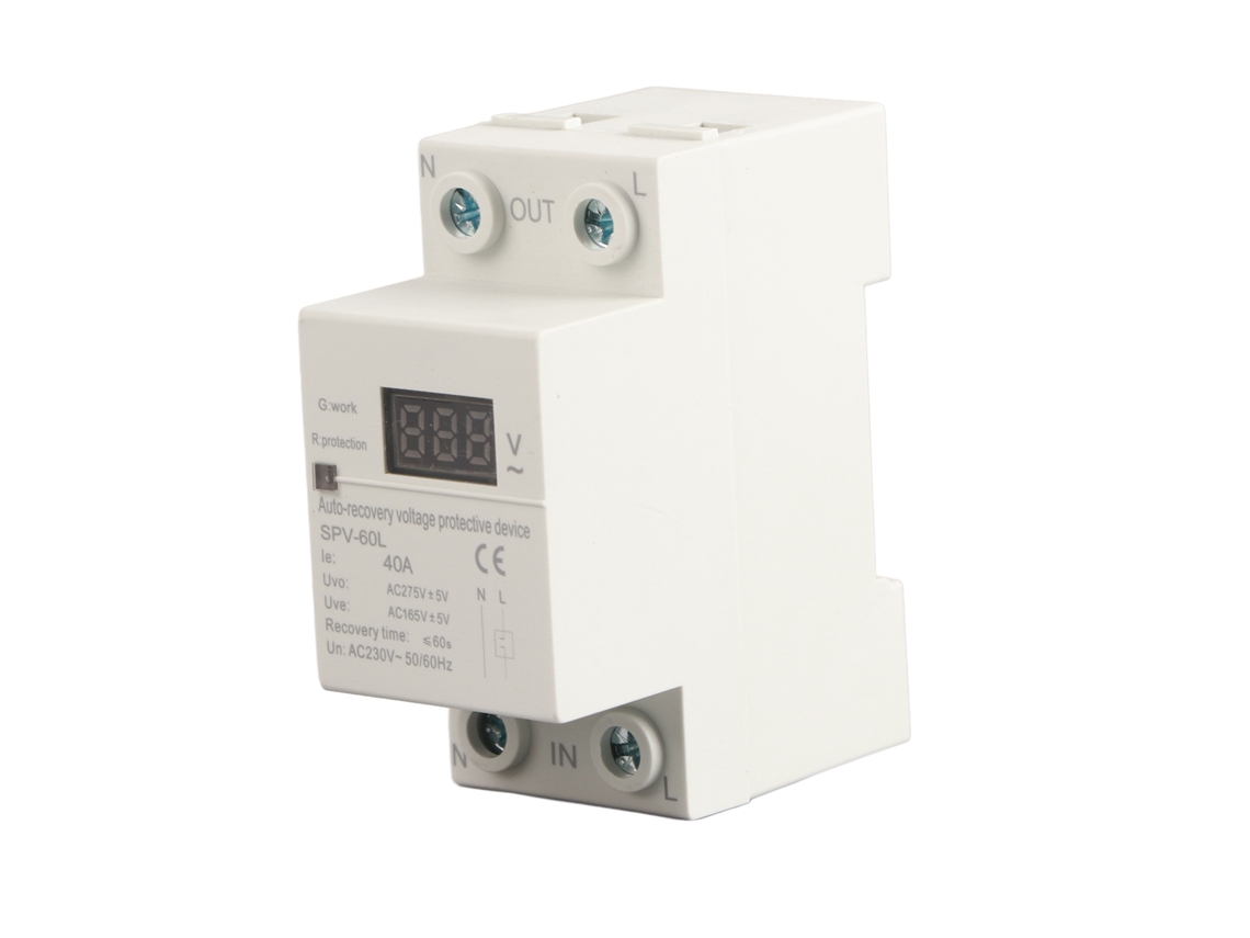 PROTETOR Automático de Sobretensão e Subtensão 230v 40A | S/MARCA