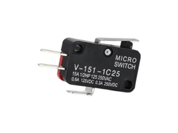 10 Unidades V 151-1c25 Spdt 1na 1nf Microinterruptor De Limite Com Braço Alavanca Reto Curto E Dobradiça