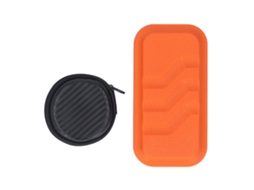 Mali slider de Pressão Háptico 3 Camadas 6 Estágios Resina Antiderrapante Brinquedo de Alívio de Estresse Laranja