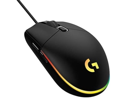 Mouse Para Jogos Com Fio, 8.000 Dpi, Efeito Ótico Arco-Íris Lightsync Rgb, 6 Botões Programáveis, Memória Integrada, Mapeamento De Tela Preto St-001