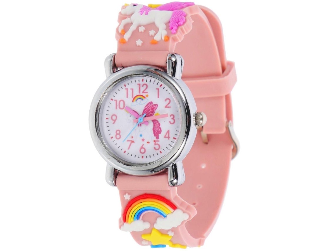 Relógio Infantil com Pulseira de Silicone, Unicórnio GOKOCO