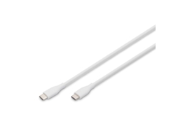 Cabo De Alimentação Digitus Usb-c Para Usb-c De 60 W Para Carregamento De Celulares, 1 M De Comprimento.