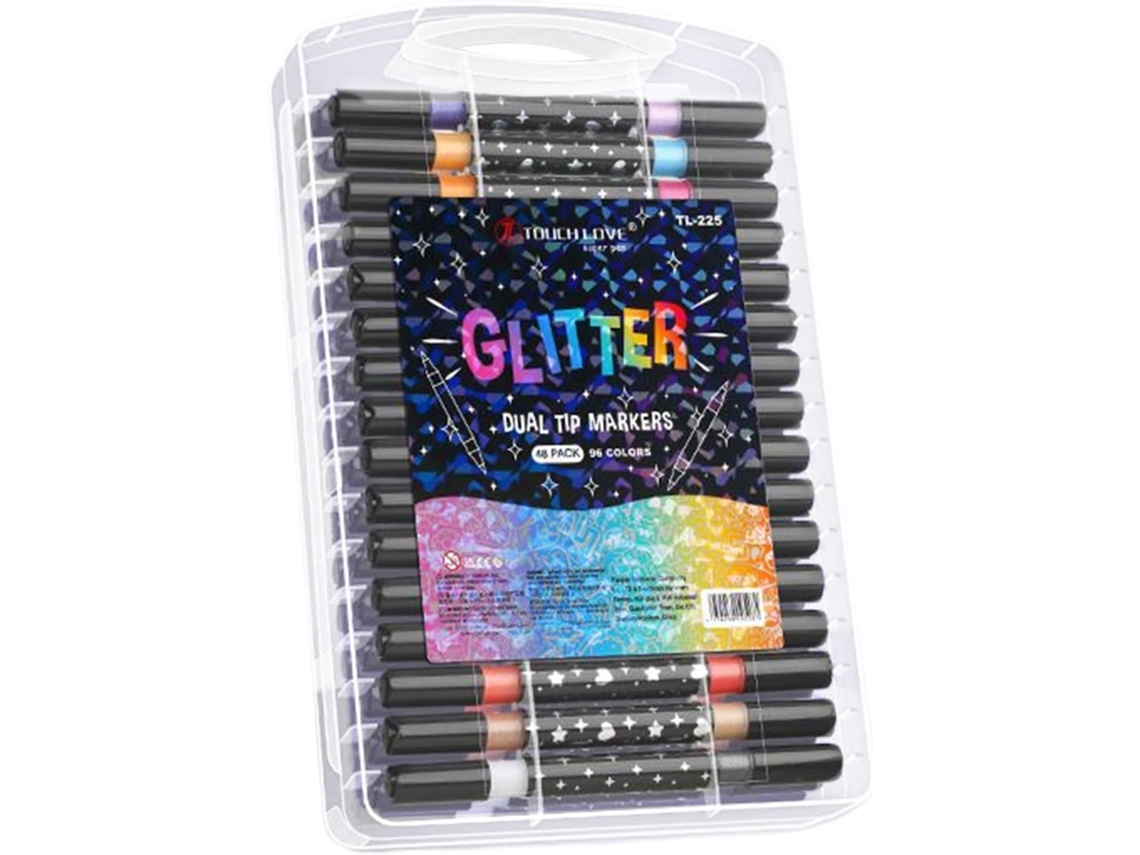Canetas Com Glitter Para Artesanato, Marcador De Tinta De Secagem Rápida