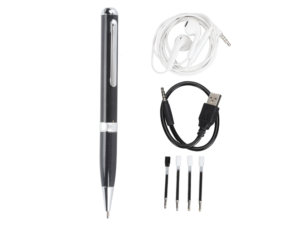 Aetheria gravador Digital de Voz Portátil com Redução de Ruído e Reprodutor Mp3 16gb Q96