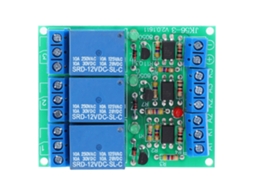 Módulo Relé 3 Canais 12v 10a Isolamento Optoacoplador