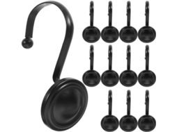 Conjunto De 12 Ganchos Criativos Ferro Para Cortina Chuveiro,
