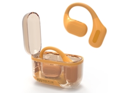 Fones de Ouvido Sem Fio Bluetooth 5.3 HiFi Estéreo com Cancelamento de Ruído, Display Led, Microfone, IP7 à prova d'água JIAPEI (laranja)