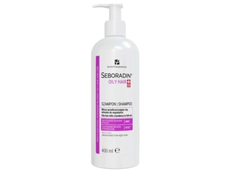 Seboradin Oily Hair Shampoo 400 Ml, Advanced Scalp Care Formula For Professional Results Inter Fragrances