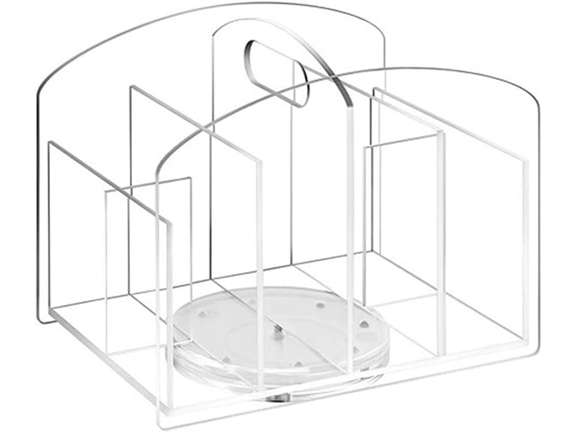 Tressino Organizador De Mesa 08 Polegadas, 2 Mm, Acrílico