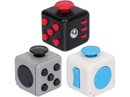 Pacote Com 3 Cubos Antiestresse, Brinquedo De Cubo Antiestresse De 6 Lados, Gadget De Relaxamento Para Escritório Slowmoose