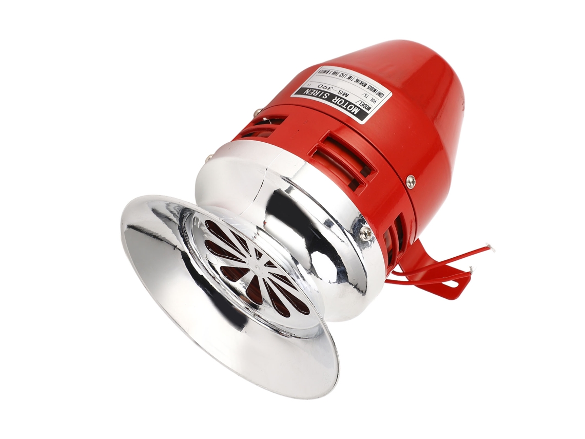 Sirena de alarme industrial 130dB 40W, externo, claxon de emergência, AC 110V, segurança | S/MARCA