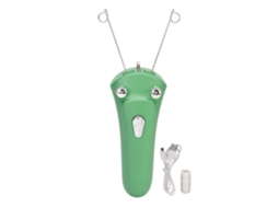 2026 depilador de Hilos de Algodón para Rostro Recargable Usb Con Luz Led Eléctrico Verde 500mah