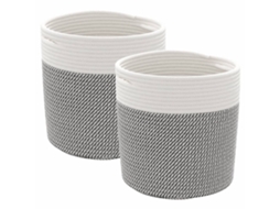 Storage Basket, Storage Baskets Vidaxl Multicolor Algodão (28 X 28 Cm)