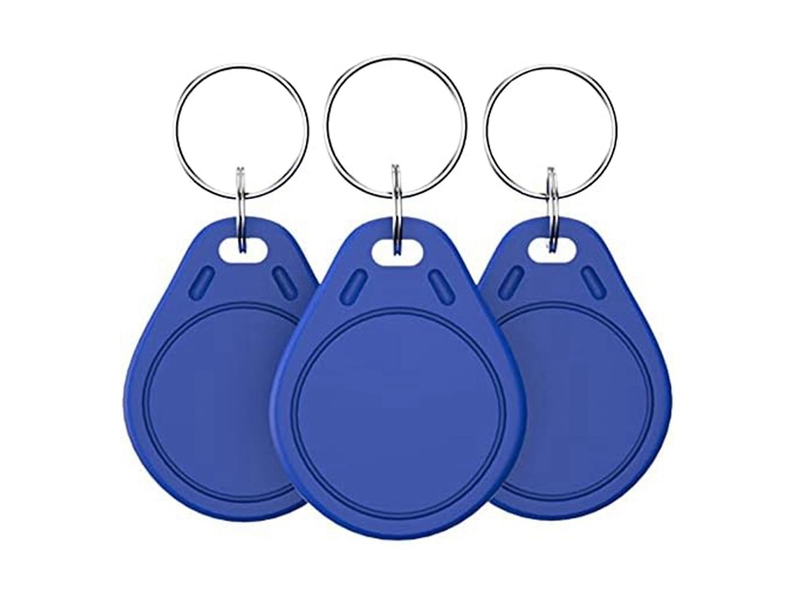 100 Peças De Chaves Inteligentes Uid Regraváveis, Mi 1k S50 Rfid Token De Cartão Nfc Tag Copiadores Controle De Acesso Gravação Slowmoose