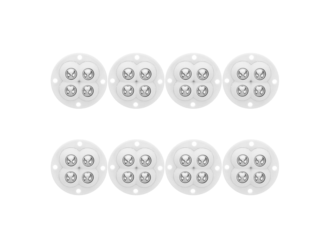 Conjunto De 8 Mini Rodízios Giratórios Autoadesivos Para Móveis