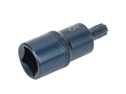 Destornillador De Boca Socket Bit Star Acero Aleado S2 Antirrobo Precisión Alta Blueing Plástico 1/2x55xt45