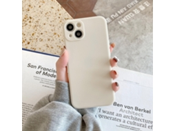 Capa Para Iphone 17, Modelo Cubo Branco Antigo Com Bordas Retas, Imitação De Silicone Líquido, Resistente A Quedas (2 Unidades).