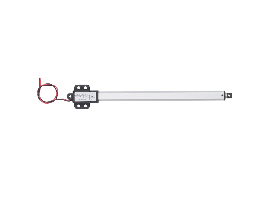 Actuador Linear Eléctrico Micro 200mm Elevação Automática 150n 4mm/s Dc12v