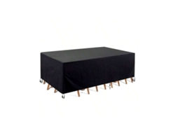 Capa Para Mobiliário De Jardim, Capa Para Mesa De Exterior, Tecido Oxford 210d Impermeável, 120x120x74cm Igvtrade