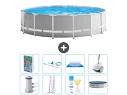 Intex Piscina Prism Frame Redonda - 457x122 Cm - 9-peças S605