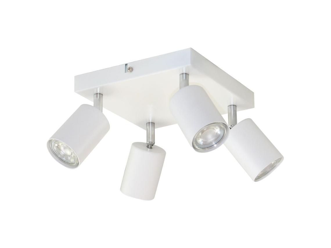 Luminária Led Teto/parede 4x50w 140mm Branca Adviti