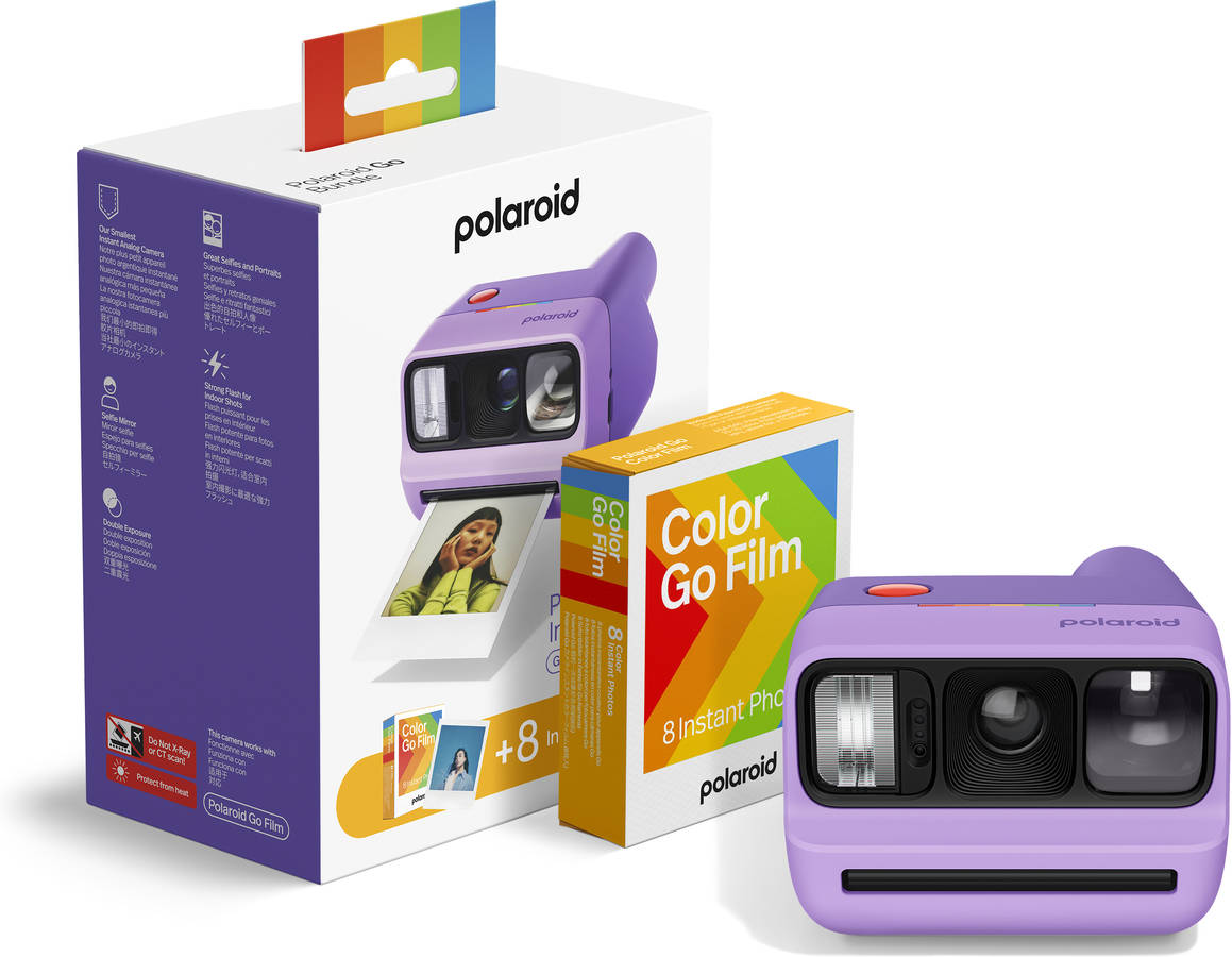 Máquina Fotográfica Instantânea com Recargas POLAROID Go Gen3 (Roxo)