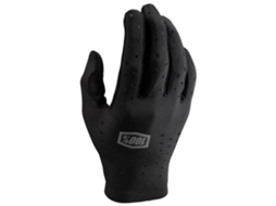 Luvas para Homem 100PERCENT Sling Preto para Ciclismo (L)