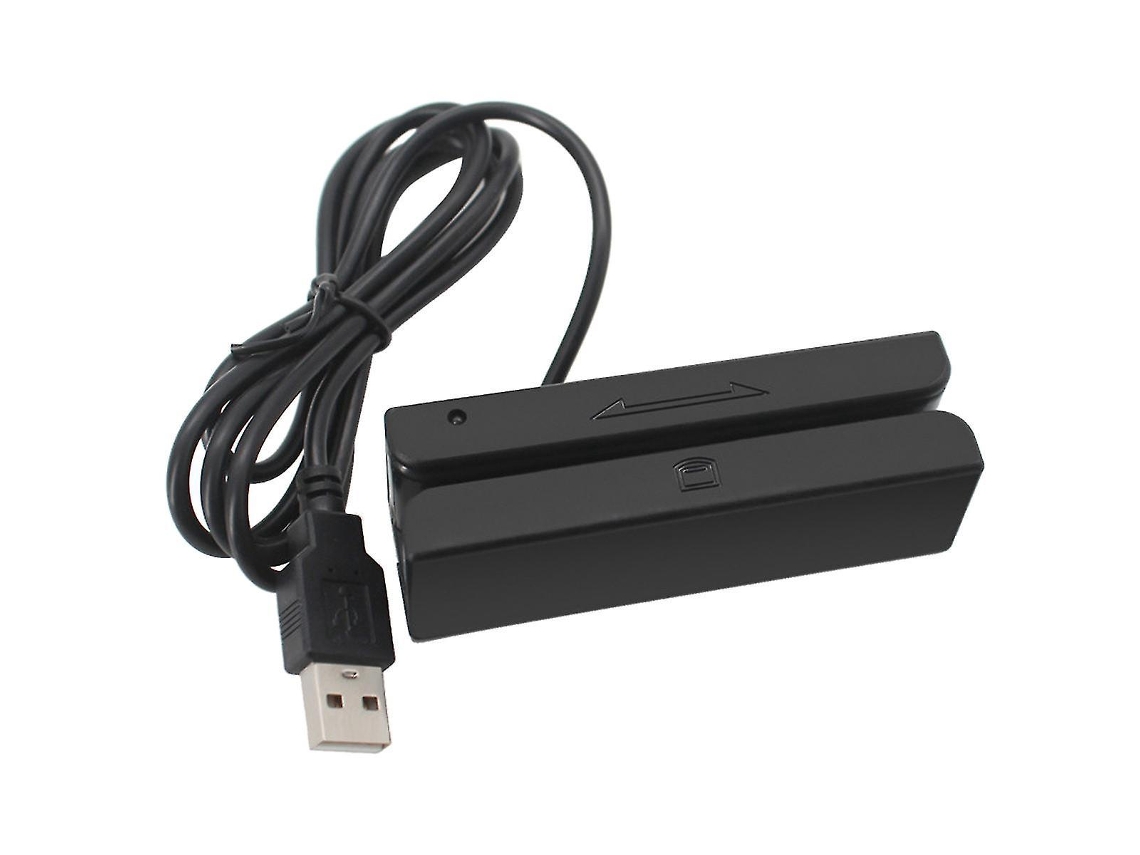 Leitor De Cartão Magnético Usb Msr90, Leitor De Cartão Com Tarja De 3 Faixas, Mini Leitor, Compatível Com Usb Pc O Slowmoose