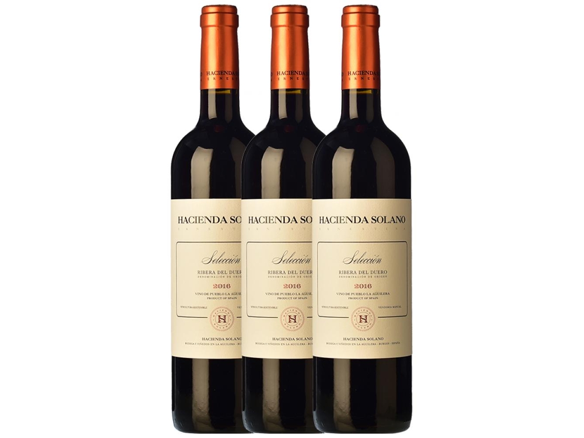 Hacienda Solano Selección Tempranillo Ribera del Duero 75 cl (Caixa de 3  unidades) | Worten.pt