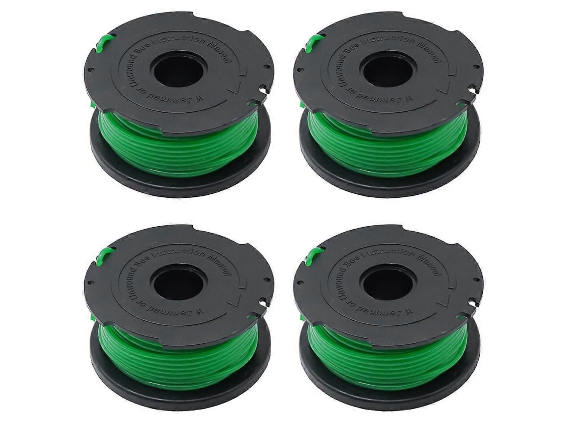 Conjunto De 4 Bobinas Para Cortador De Grama Black Decker Gh3000, Gh3000r, Lst540 E Lst540b (sf-080-bkp)
