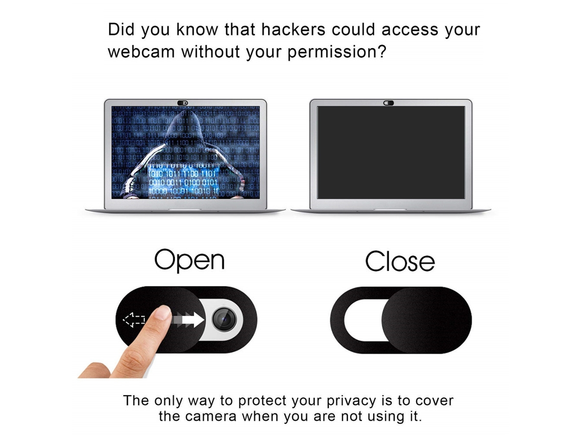 Capa De Câmera Universal Com Proteção De Privacidade Por Deslizamento