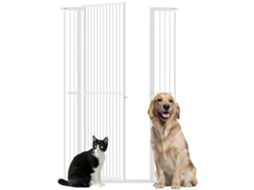 Barreira Extra Alta Largura Ajustável 77-104cm 2 Extensões Branco