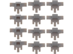Conjunto De 50 Peças Limitadores Ângulo Plástico Para Dobradiças Armário