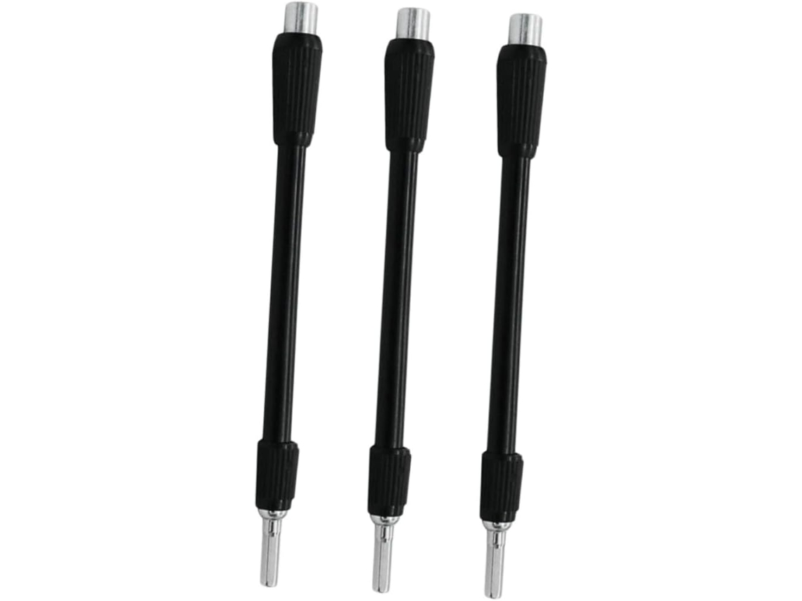 Conjunto De 3 Peças De Eixo De Conexão Para Mandril De Furadeira, Eixo De Extensão Flexível Para Fur Gokoco