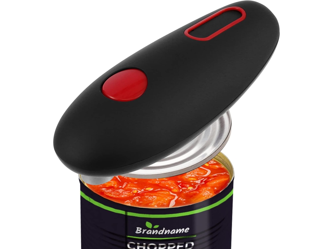 Lurelia Abridor De Latas Elétrico Automático, Corte 360°, Sem Bordas Afiadas, Um Toque, Para Idosos, 2 Pilhas Aa