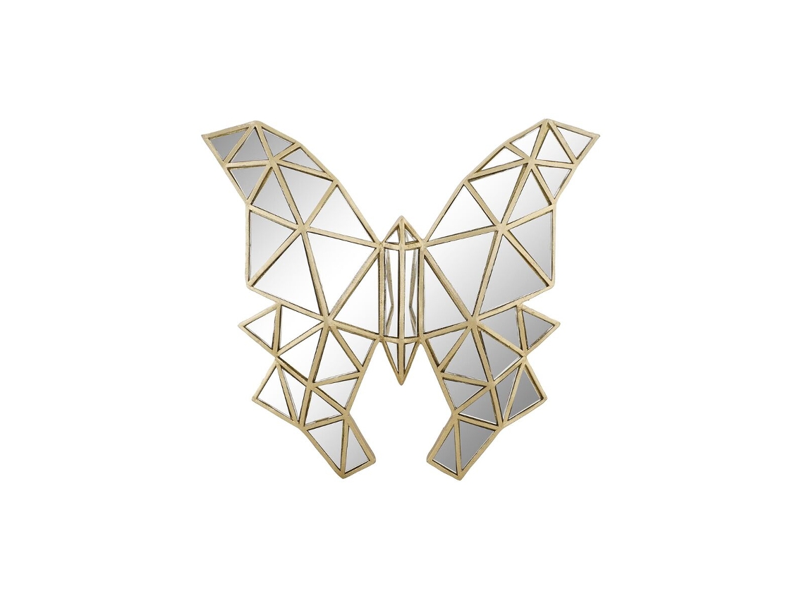 Figura Decorativa DKD HOME DECOR Borboleta Resina Dourado (29,5 x 4 x 28,5 Cm)