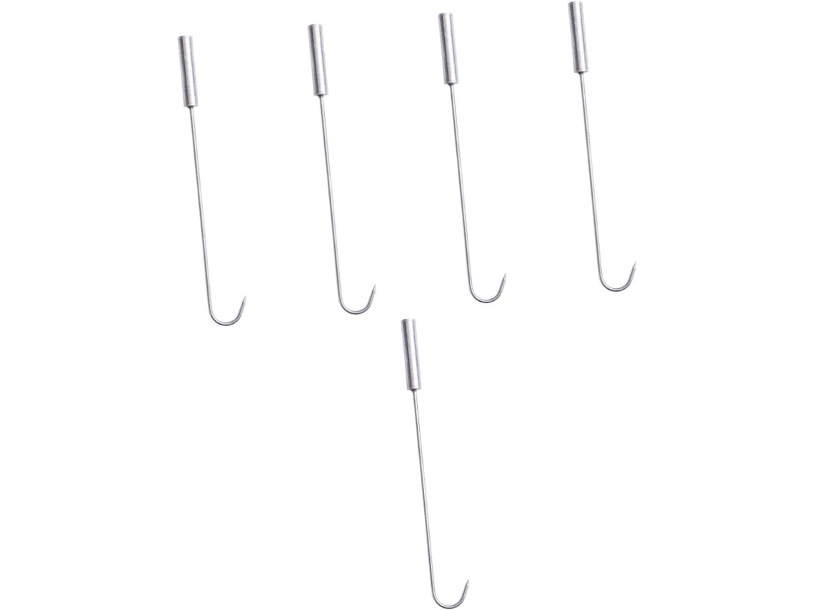 Gancho De Aço Inoxidável Para Carnes, Espátula Multifuncional Para Churrasco, Ideal Para Virar Carnes E Peixes No Dia A