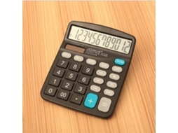 Calculadora De Mesa Com Dupla Alimentação Solar Desligamento Automático Para Uso No Escritório E Por Estudantes.