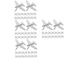 Alfinete De Metal Em Formato Avião, Para Pôster, Prego Mapa,